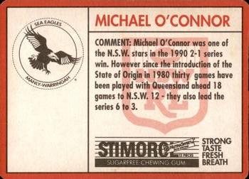 1991 Stimorol NRL #160 Michael O'Connor Back